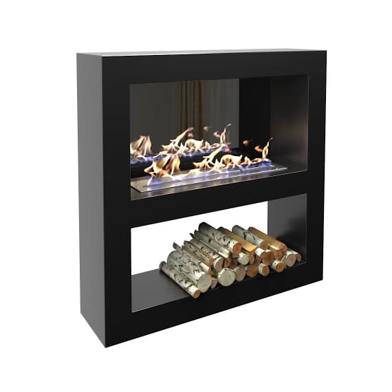 Биокамин "Русский огонь" Лобби 1300 настенный с защитным и декоративным стеклом по цене 80 950 руб.