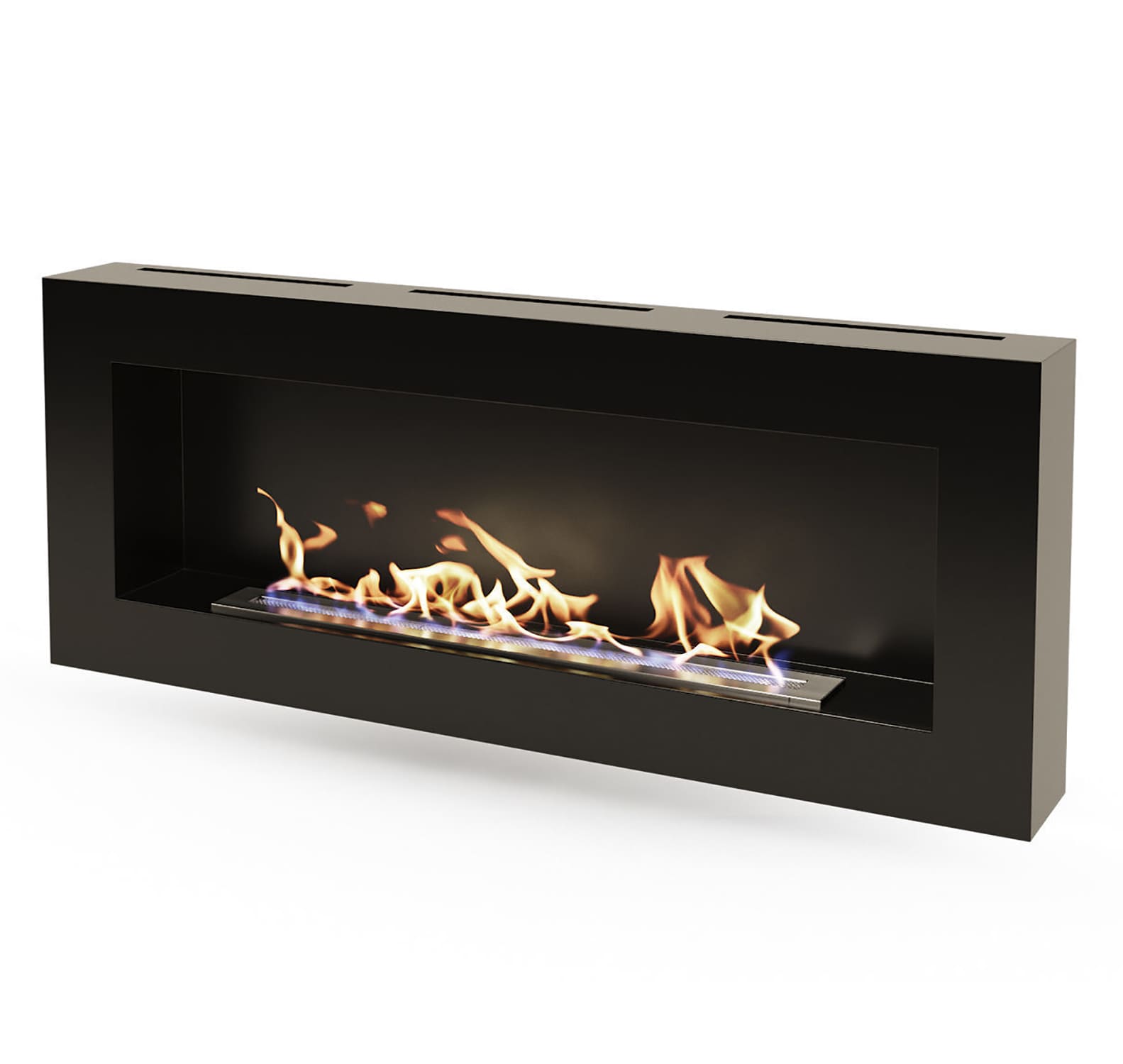 Биокамин "Русский огонь" Лофт 1200N настенный с декоративным стеклом (стемалитом) по цене 38 650 руб.