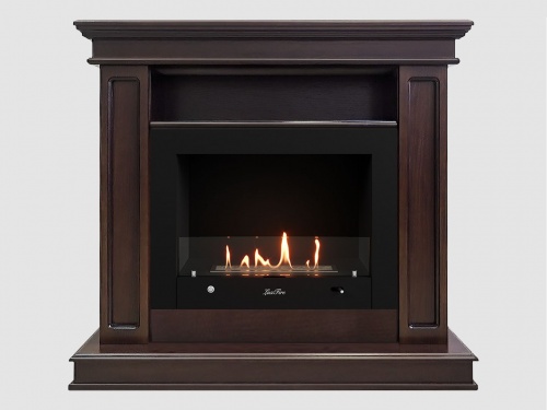 Каминный портал МДФ "Раймонд 1250" с биокамином Lux Fire "Фаер Бокс 4 - 33" (темный орех) Каминный портал МДФ "Раймонд 1250" с биокамином Lux Fire "Фаер Бокс 4 - 33" (темный орех)