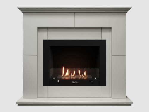 Каминный портал МДФ "Пьер 1100" с биокамином Lux Fire "Фаер Бокс 3-25.5" (белый) Каминный портал МДФ "Пьер 1100" с биокамином Lux Fire "Фаер Бокс 3-25.5" (белый)