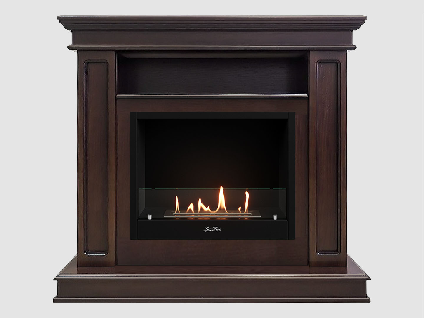 Каминный портал МДФ "Раймонд 1250" с биокамином Lux Fire "Фаер Бокс 1 - 33" (темный орех) Каминный портал МДФ "Раймонд 1250" с биокамином Lux Fire "Фаер Бокс 1 - 33" (темный орех) по цене 79 500 руб.