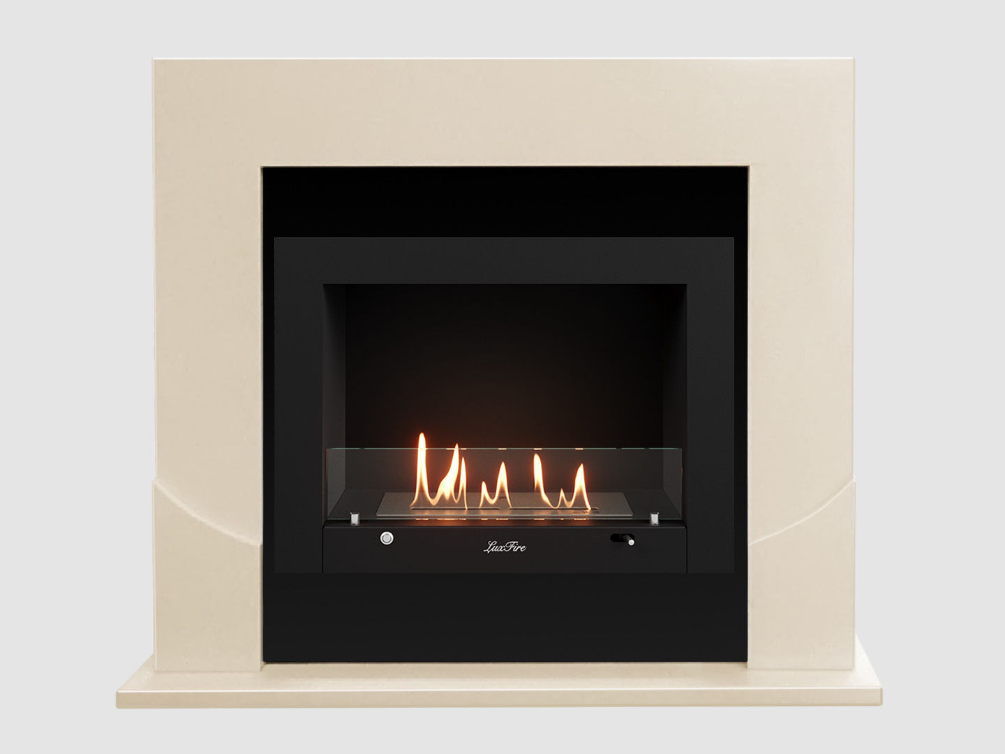 Каминный портал МДФ "Ассен 1200" с биокамином Lux Fire "Фаер Бокс 3 - 30" (бежевый) Каминный портал МДФ "Ассен 1200" с биокамином Lux Fire "Фаер Бокс 3 - 30" (бежевый) по цене 99 000 руб.
