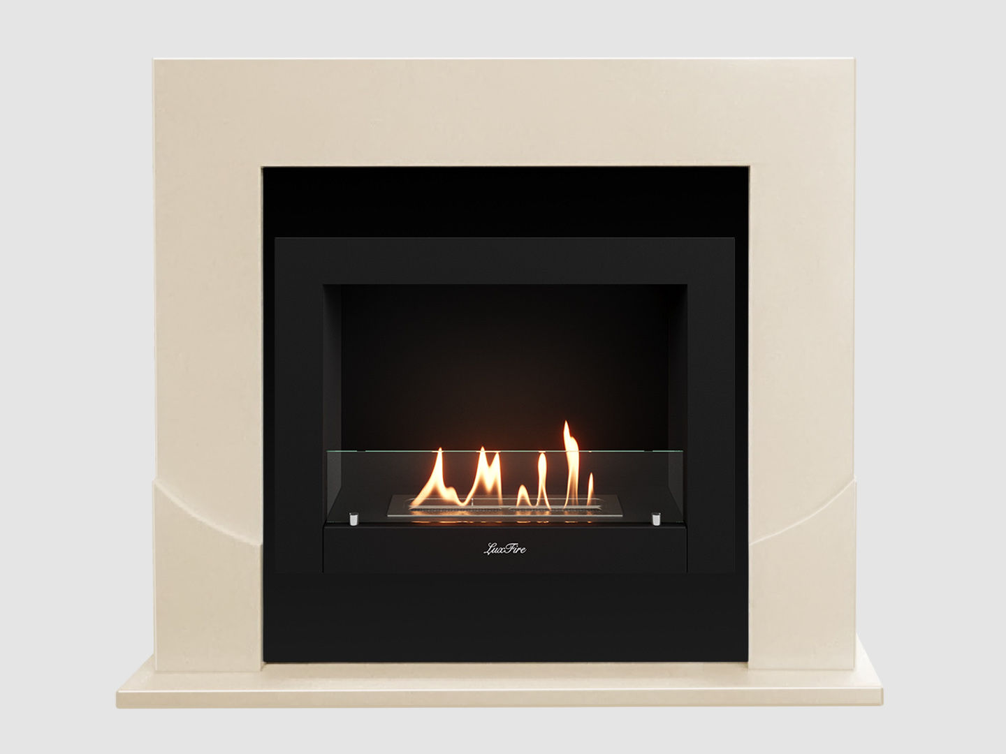 Каминный портал МДФ "Ассен 1200" с биокамином Lux Fire "Фаер Бокс 2 - 30" (бежевый) Каминный портал МДФ "Ассен 1200" с биокамином Lux Fire "Фаер Бокс 2 - 30" (бежевый) по цене 76 100 руб.