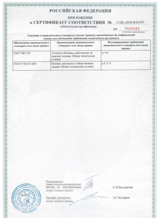 
Газовая топка Vero Design NI G2 H1 G