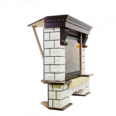 Pierre Luxe угловой белый (темный дуб)+Symphony 26 Pierre Luxe угловой белый (темный дуб)+Symphony 26