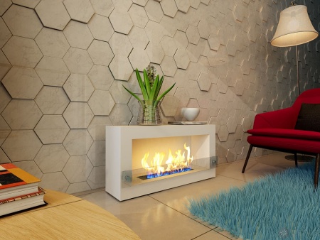 Напольный биокамин Zefire CONSTANT 1200 Белый по цене 51 500 руб.