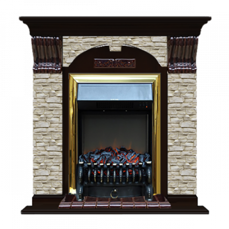 Арочный Грот однотонный (венге)+Fobos Brass