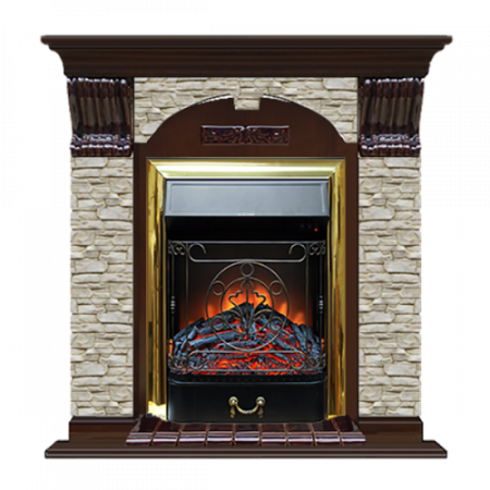 Арочный Грот однотонный (дуб)+Majestic Brass Арочный Грот однотонный (дуб)+Majestic Brass