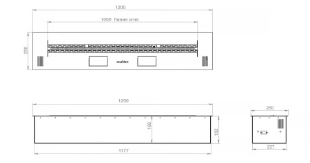 Автоматический биокамин 1200 Premium по цене 386 694 руб.