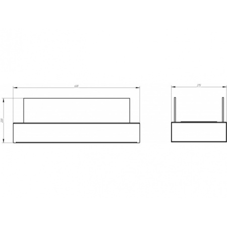 Биокамин Twinkle grey по цене 17 594 руб.