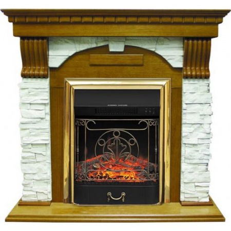 Dublin арочный сланец белый (дуб)+Majestic FX Brass Dublin арочный сланец белый (дуб)+Majestic FX Brass