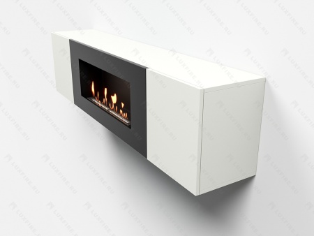 Тумба универсальная Lux Fire "Байкал" 1600, белый, с биокамином 900 по цене 73 854 руб.